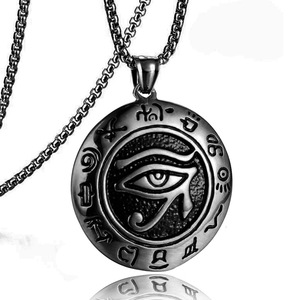 Collar con Colgante del <span class=keywords><strong>Ojo</strong></span> de Horus, Símbolo <span class=keywords><strong>Egipcio</strong></span> Antiguo, Collar para Hombre, Colgantes, Amuletos - Product Image 4