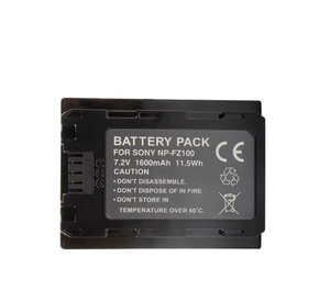 Batterie Li-Ion Ringteam NP-FZ100 pour <span class=keywords><strong>Sony</strong></span> A7M3, Alpha <span class=keywords><strong>7</strong></span>, A7 R, A7RM3, Alpha 9 Caméras (<span class=keywords><strong>7</strong></span>.2V, 1600mAh) - Product Image 1