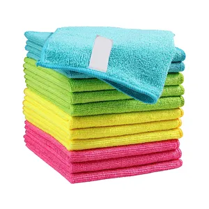 रसोई की सफाई के लिए माइक्रोफाइबर GSM300 40*40 सेमी सफाई कपड़ा अल्ट्रा अवशोषक तौलिए