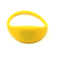 Pulsera de Silicona NFC de Alta Calidad de 13.56MHz, Resistente al Agua, ISO14443, con Impresión a Todo Color y Código QR para Control de Acceso