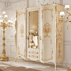 High-<b>end</b> French Style Customized <b>Bed</b> Room Furniture Hand Antique Classic Bedroom Sets - Product Image 5