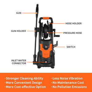 VERTAK 1800W Machine à laver électrique filaire pour voiture Nettoyeur <span class=keywords><strong>pompe</strong></span> à eau Portable haute pression <span class=keywords><strong>Lave</strong></span>-voiture - Product Image 2