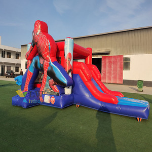 Thương Mại Bền Bạt PVC <span class=keywords><strong>Inflatable</strong></span> Bouncer <span class=keywords><strong>Combo</strong></span> Lâu Đài Bouncy Trượt Cho Trẻ Em - Product Image 3