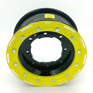 Piezas para ATV UTV Rines de Aluminio Beadlock de Carreras 10X5 para <span class=keywords><strong>Raptor</strong></span> <span class=keywords><strong>700</strong></span> Banshee 350 YFZ450 450r LTZ400 con Anillo Negro Fresado - Product Image 3