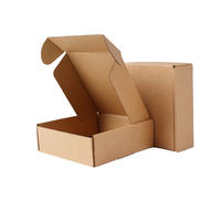 Boîte d'expédition en carton ondulé recyclable pour chaussures, emballage pliable, impression personnalisée, boîte en carton pour l'expédition