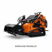 Harga Terbaik Compact Skid Steer Loader T460 Diesel Euro 5 Emission dengan Quick Attach Bucket Dijual di Alibaba International