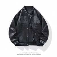 Veste coupe-vent à col montant, style vintage américain, grande taille, à simple boutonnage, adaptée aux hommes et aux femmes