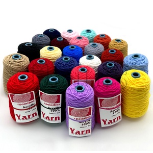 Disponibile in Stock <span class=keywords><strong>Filato</strong></span> <span class=keywords><strong>Acrilico</strong></span> da 400g a 8 Capi in 90 Colori per Tufting all'Ingrosso Lavorazione a Maglia Pettinato a Fibra Lunga Cotone Latte - Product Image 1