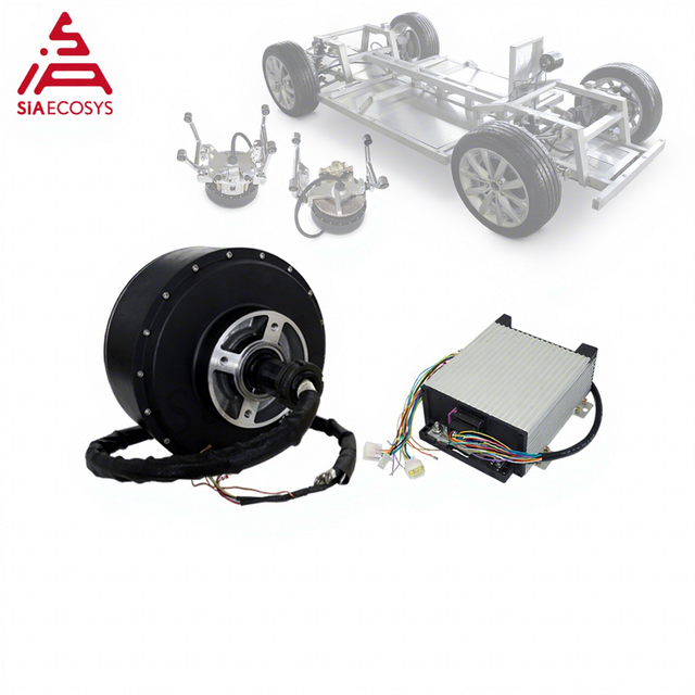 QS MOTOR QS273 High Power 12kw 24kw 70H V4 130KPH Speed with APT96800 Kit E-Car Motor for Electric Car