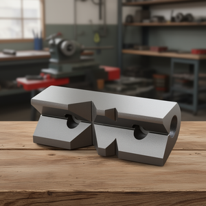 Jaw V-Jaw pour étau modulaire, lot de 2 inserts de mâchoires en acier usiné avec précision - Product Image 3