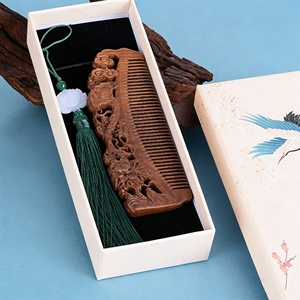 หวีป้องกันไฟฟ้าสถิตแบบมืออาชีพสำหรับร้านทำผม ปรับแต่งได้ หวีซี่ห่างแบบพกพาสไตล์ญี่ปุ่นสำหรับงานแต่งงานสำหรับสาวๆ - Product Image 5