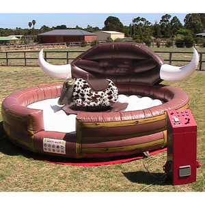 Thương mại người lớn trò chơi cơ khí Rodeo Bull cưỡi máy điều khiển Inflatable cơ khí Bull đi xe để bán - Product Image 6