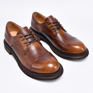 High <strong>Quality</strong> Luxury Custom-made Genuine <strong>Leather</strong> <strong>Top</strong> Grade Cowhide Round-toe Casual <strong>Shoes</strong> Classic Style Men's <strong>Leather</strong> <strong>Shoes</strong> - Product Image 3