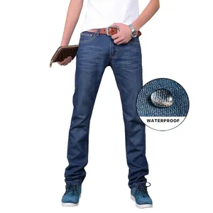 Nano — jean anti-salissure pour hommes, pantalon en denim, imperméable, décontracté, tissu imperméable