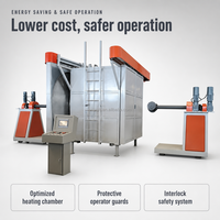 Machine de moulage rotatif industrielle avec roulement, puissance 65 kW, personnalisable selon la capacité en litres, options de tension 220 V/380 V/110 V