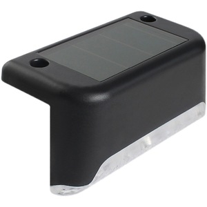 <b>Solar</b> <b>Deck</b> Rail Lights Outdoor Stair Step <b>Lighting</b> Waterproof LED Fence Yard Decor Light Wall Mount With Light Sensor - Product Image 3