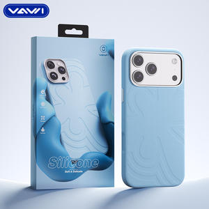 Силиконовый Магнитный чехол для телефона VAWI V-S01 Huayang оптом для IPhone17 Pro Max для iPhone 14 15 16 17 Pro Max жидкий силикон - Product Image 1