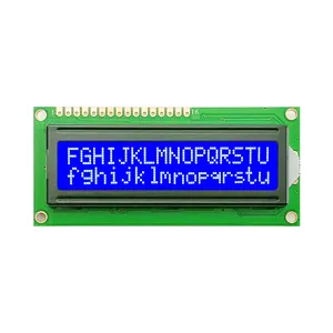 Custom Factory price STN Bule White Backlight 5.0V power ST7066 drive jxd1602a character 16x2 lcd display module