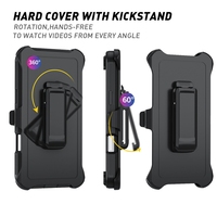 Étui Defender robuste antichoc de luxe pour smartphone, compatible iPhone 17 Pro Max, 16, 14, 15 – Housse de protection pour téléphone portable
