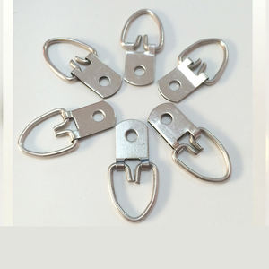 حلقة مثقوبة على شكل حرف D, مصنوعة من الحديد ، ذات جودة عالية ، للأعمال الفنية ، إطار حائط ، خطاطيف - Product Image 1