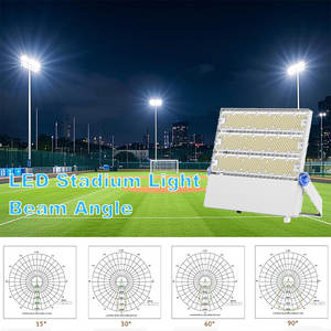 डाई कास्ट एल्यूमीनियम आउटडोर हाई मास्ट बाढ़ लाइट वाटरप्रूफ आईपी 67 मॉड्यूलर स्टेडियम बाढ़ लाइट - Product Image 6