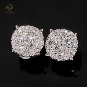 Pendientes de Moissanita de Alta Demanda para Hombre y Mujer, Joyería de Moda y Uso Diario a Buen Precio - Product Image 4