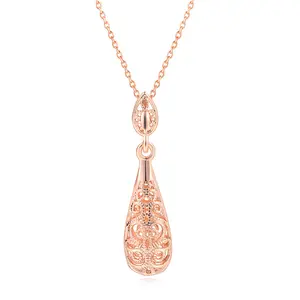 Лидер продаж, уникальный дизайн, классическое ожерелье с подвеской в виде каплевидной капли для женщин