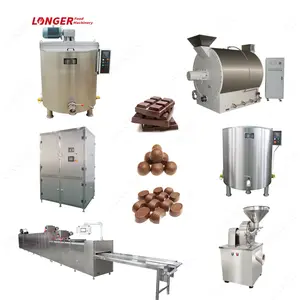 Low Price Full Automatic Enrobing Milk Chocolate Making Machine Production Line
