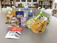 Sachet Doypack en aluminium imprimé sur mesure avec bec verseur, pour la vente en gros, destiné aux aliments pour bébés, jus, boissons, vin et liquides cosmétiques