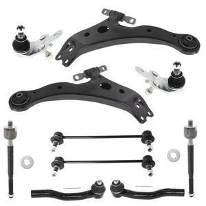 Kit <span class=keywords><strong>de</strong></span> <span class=keywords><strong>suspension</strong></span> 12 pièces : Rotules inférieures avant, bras <span class=keywords><strong>de</strong></span> <span class=keywords><strong>suspension</strong></span>, biellettes <span class=keywords><strong>de</strong></span> direction extérieures et intérieures pour Toyota Camry et Lexus ES300 2002-2003 - Product Image 1
