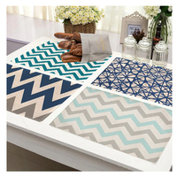 Nouveauté : Sets de table personnalisables en lin imprimé, simples ou doubles, pour une décoration de table durable et élégante.
