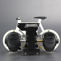 Creative BIKE DESIGN Horloge de bureau à rabat automatique Horloge à rotation de page Horloge à rabat rétro vintage automatique