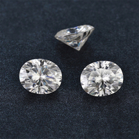 Pass Diamond Test Loose Vvs Moissanite Entrega rápida Iced Out Round Brilliant Cut Diamond para Diy Fine Jewelry