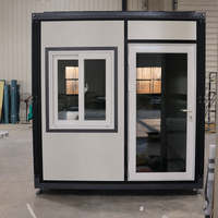 Maison pliante moderne de type Z, étanche, studio de jardin, bureau extérieur, maison modulaire préfabriquée à combinaison libre et portable