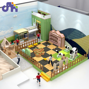 อุปกรณ์สนามเด็กเล่นจำลองฟาร์มนมในร่ม โดเมอร์รี่ อุปกรณ์สนามเด็กเล่นสำหรับเด็กเล็ก บ้านเด็กเล่น เกมเด็ก ของเล่น - Product Image 1