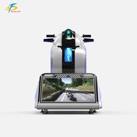 Motocicleta VR que Funciona con Monedas con Asiento Dinámico y Pantalla HD Grande - Equipo de Entretenimiento de Alta Gama para Parques Temáticos y Centros Comerciales