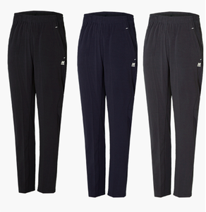 Pantalones Deportivos Unisex Ligeros y Elásticos con Pliegues Delanteros, Spandex/Poliéster Transpirable, Bolsillos con Cremallera, Cintura Elástica - Product Image 1