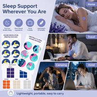 Patchs de Sommeil OEM à l'Extrait Naturel de Lavande et de Noix de Coco, Patchs Nocturnes Parfumés Relaxants aux Huiles Essentielles Végétales