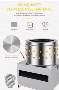 Macchina automatica commerciale per la depilazione del pollo/parti della spiumatrice del pollo/macchina per la rimozione del pollo in vendita - Product Image 2