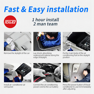 Nuevo Aire Acondicionado de Techo CNDE de Alta Calidad 12/24V AC con Doble Ventilador para Camiones, Autocaravanas y Casas Rodantes, Compresor de Rotor, 12 Meses de Garantía - Product Image 4
