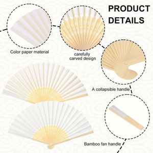 พัดไม้ไผ่สำหรับงานแต่งงานคริสเตียน - ปักลายกางเขนและข้อพระคัมภีร์ตามสั่ง - Product Image 3