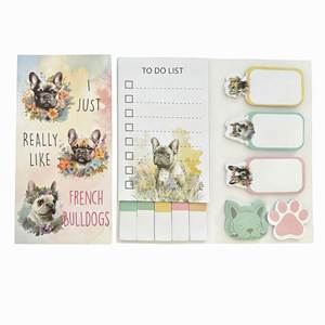 Lot de 8 intercalaires autocollants mignons en forme d'animaux de dessin animé pour agenda, fournitures scolaires et de bureau, petits cadeaux pour enfants - Product Image 1