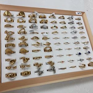 Anillo Grueso de Acero Inoxidable 316L con 3 Diseños, Doble Círculo, Antideslustre, Estilo Punk Vintage, Joyería de Moda para Mujer - Product Image 5