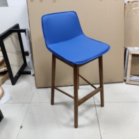 Ensemble complet de banquettes de restaurant, café, steakhouse, hôtel, en bois, bleu marine moderne, de haute qualité