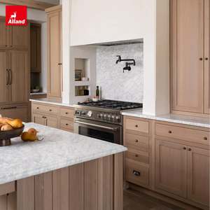 Mobile da <span class=keywords><strong>Cucina</strong></span> Allandcabinet <span class=keywords><strong>in</strong></span> <span class=keywords><strong>Legno</strong></span> Sbiancato con Finitura Transizionale, Unità Incassata con Lavello e <span class=keywords><strong>Piano</strong></span> <span class=keywords><strong>di</strong></span> <span class=keywords><strong>Lavoro</strong></span> <span class=keywords><strong>in</strong></span> Marmo - Product Image 3
