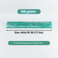 Règle de Mahjong magnétique en acrylique en forme de U, accessoire pratique pour le Mahjong américain, idéal pour les jeux de société à domicile
