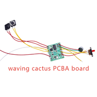 Carte PCBA personnalisée KY pour jouet cactus dansant avec fonctions parlantes, musicales et lumineuses LED pour jouet musical interactif pour enfants ODM