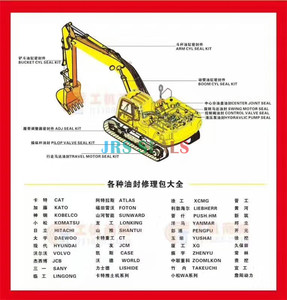 4t6128 8h7521 9x4611 <span class=keywords><strong>2590635</strong></span> xi lanh thủy lực loader <span class=keywords><strong>seal</strong></span> <span class=keywords><strong>Kit</strong></span> - Product Image 2