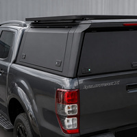 Cabine rigide en aluminium pour pick-up, capot de camionnette, coque de camping-car 4x4 pour Ford Ranger 2021, boîte courte, toit ouvrant pour Toyota Hilux 4x4
