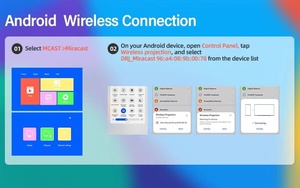 Điện Thoại Thông Minh Máy Chiếu Trực Tiếp Kết Nối Không Dây A10 Máy Chiếu Mini Cầm Tay Nhỏ LCD Âm Thanh Nổi HiFi Ngoài Trời Bỏ Túi - Product Image 6